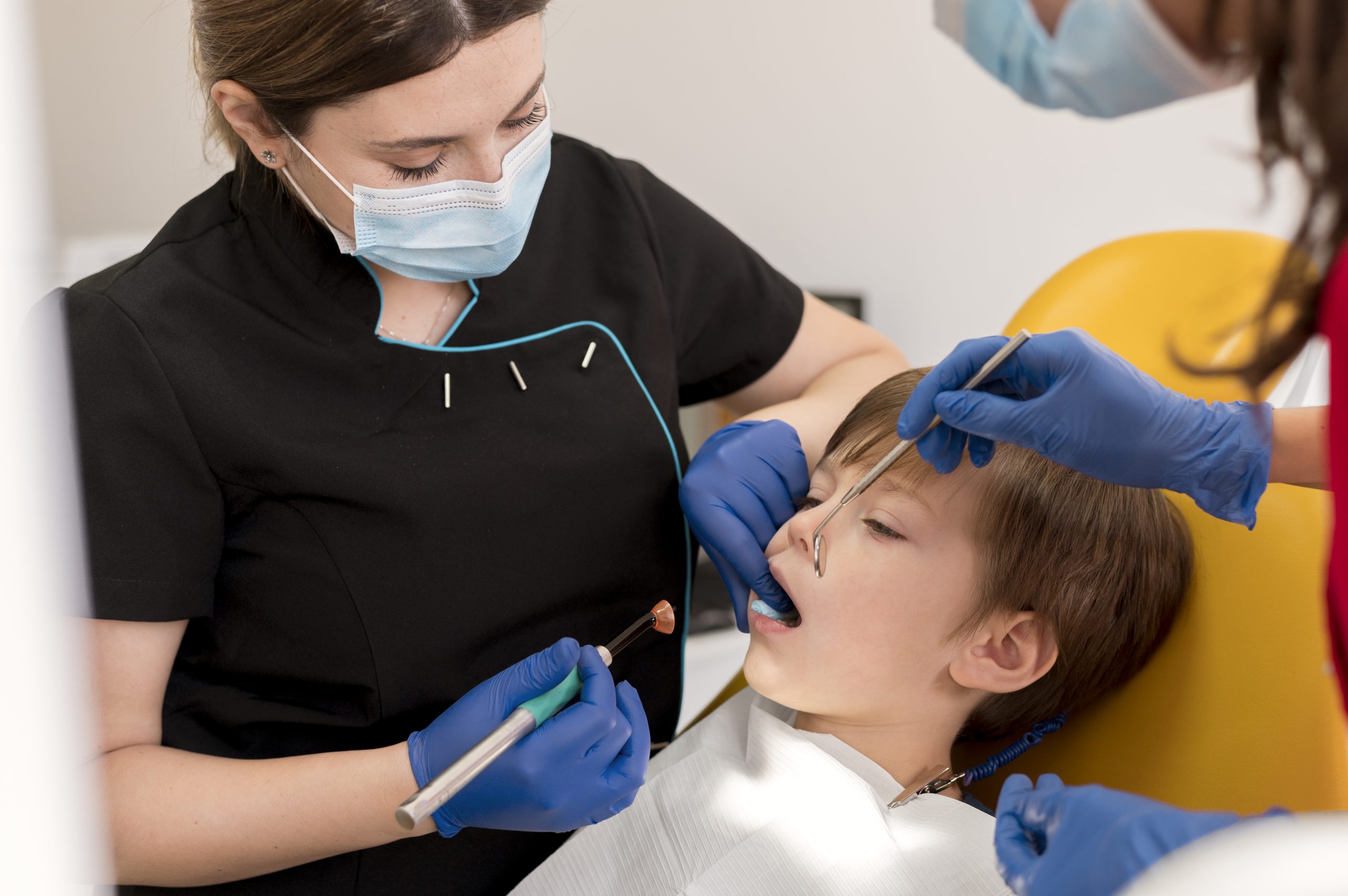 Restorative dentistry for kids repairing a damaged or decayed tooth